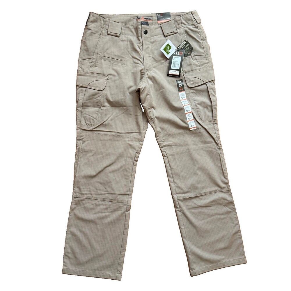 NWT 5.11 Tactical Women’s Stryke Pants Size 12 Regular Khaki Cargo Straight Fit